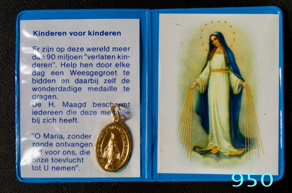 Devotiekaart met Wonderdadige Medaille